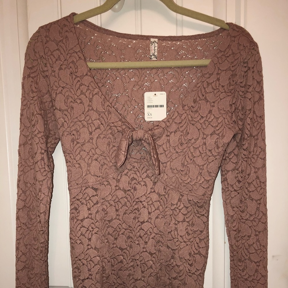 FREE PEOPLE LACE TOP